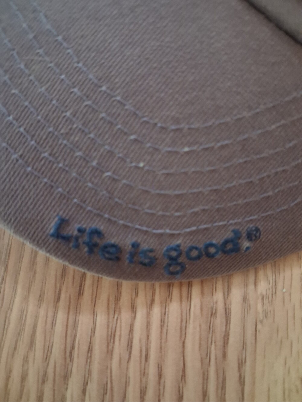 LIFE IS GOOD cap.  Womens.  Size M/L Color:  Purple - Picture 3 of 9